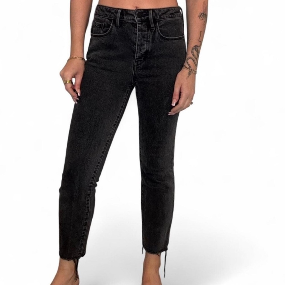 Treasure & Bond High Rise & Loose skinny Ankle Black Jeans